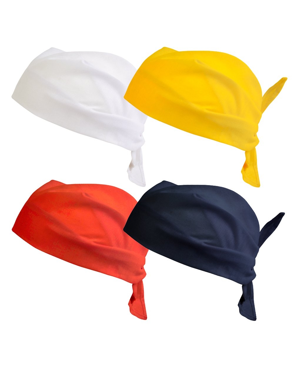 6 pezzi bandana sottocasco bandane cappello fantasia e colori foto estate mare 