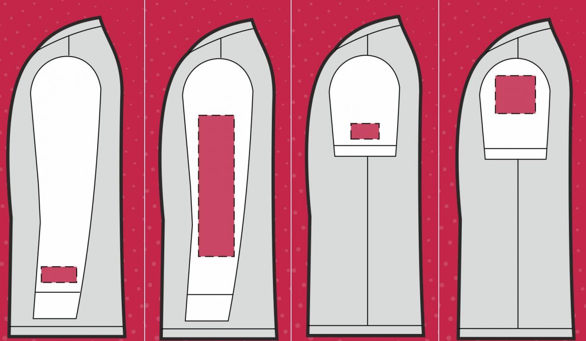 Sfruttare al meglio la posizione di stampa sulle maniche di magliette e felpe