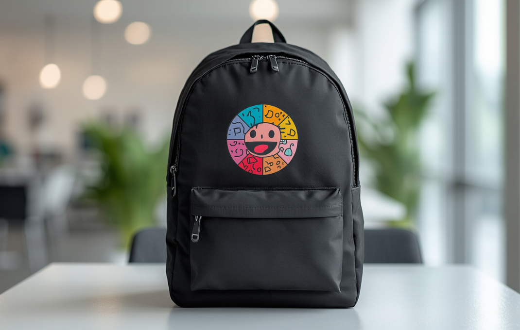 zaino con stampa personalizzato