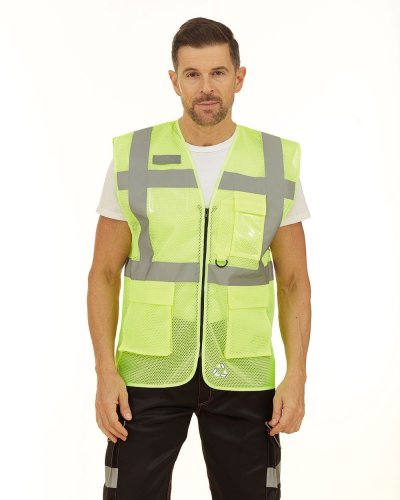 Gilet Fluo Open Mesh Executive Hi-Vis-Yellow