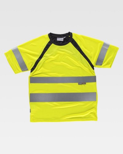 T-shirt alta visibilità combinata