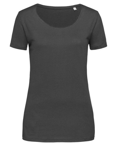 T-shirt donna Finest Cotton Slate Grey