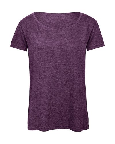 T-shirt donna Triblend Heather Purple