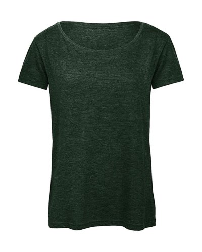 T-shirt donna Triblend Heather Forest