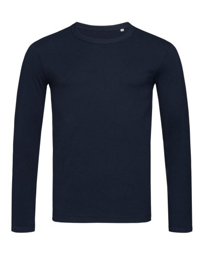 T-shirt uomo maniche lunghe Morgan Marina Blue