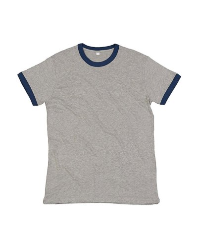 T-shirt Superstar Retro Ringer Heather grey Melange/Swiss Navy