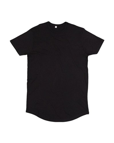Men's Organic Longer Length T Black