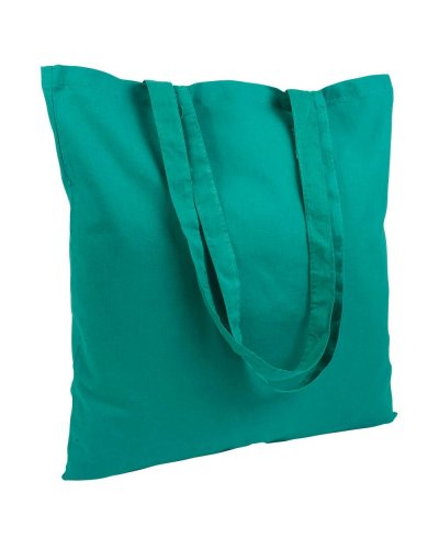 Shopper personalizzate in cotone colorato da 120 g Verde