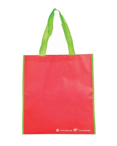 Shopper in PET riciclato 37 x 40 cm Rosso