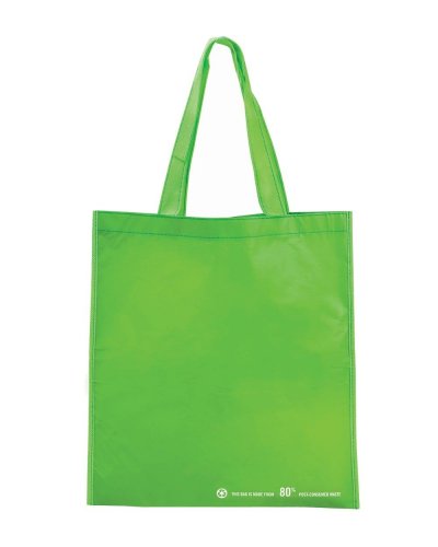 Shopper in PET riciclato 37 x 40 cm Verde