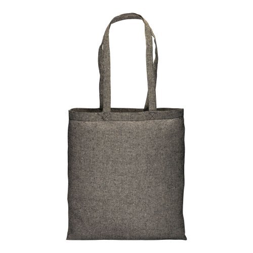Shopper cotone riciclato 150g/m2 effetto melange 38x42cm