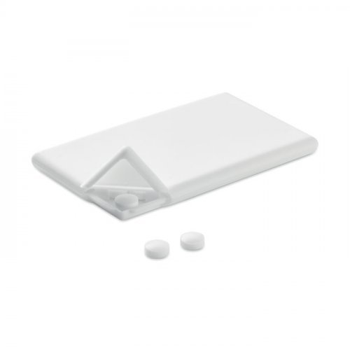 MINTCARD dispenser mentine 8g formato carta di credito bianco plastica