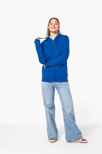 Felpa con cappuccio full zip