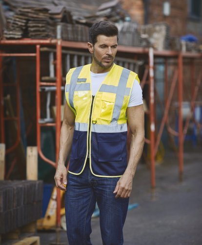 Gilet Fluo Mesh Executive Jaune Haute Visibilité EN ISO20471
