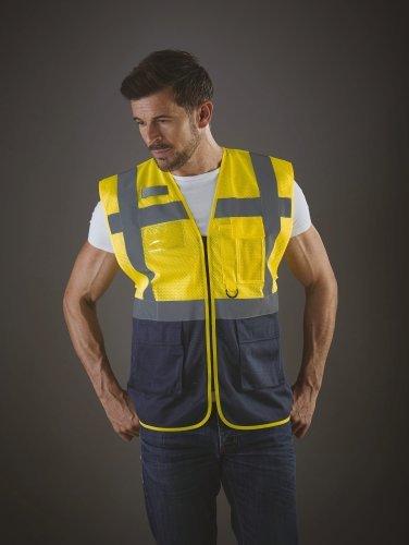 Gilet Fluo Mesh Executive Jaune Haute Visibilité EN ISO20471