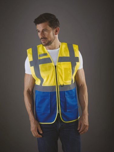 Gilet Fluo Mesh Executive Jaune Haute Visibilité EN ISO20471