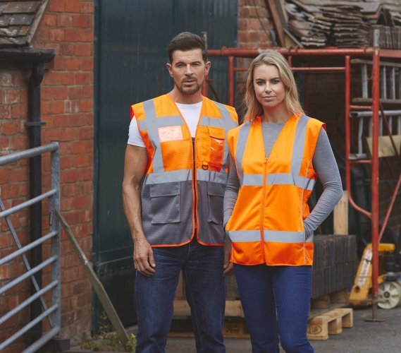 Gilet Fluo Mesh Executive Jaune Haute Visibilité EN ISO20471