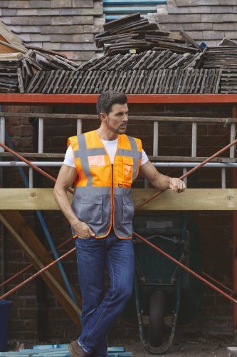 Gilet Fluo Mesh Executive Jaune Haute Visibilité EN ISO20471
