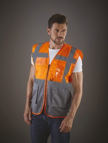 Gilet Fluo Mesh Executive Jaune Haute Visibilité EN ISO20471