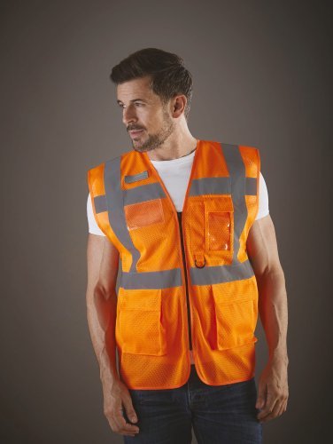 Gilet Fluo Mesh Executive Jaune Haute Visibilité EN ISO20471