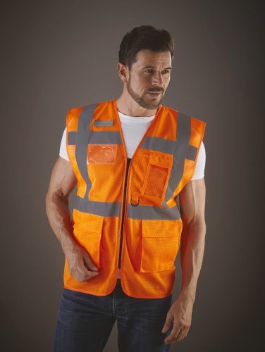 Gilet Fluo Mesh Executive Jaune Haute Visibilité EN ISO20471