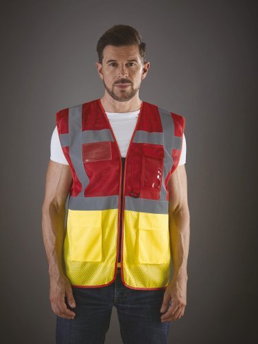 Gilet Fluo Mesh Executive Jaune Haute Visibilité EN ISO20471