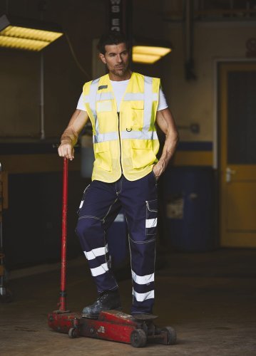 Gilet Fluo Mesh Executive Jaune Haute Visibilité EN ISO20471