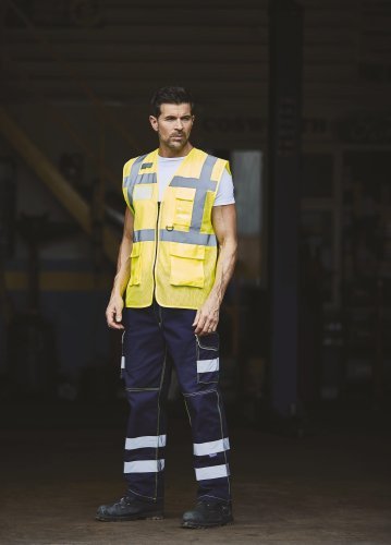 Gilet Fluo Mesh Executive Jaune Haute Visibilité EN ISO20471