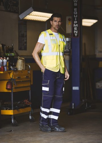 Gilet Fluo Mesh Executive Jaune Haute Visibilité EN ISO20471