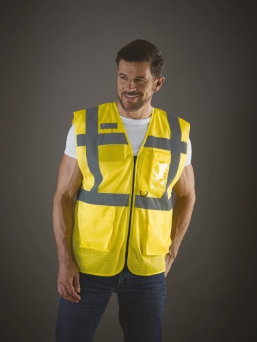 Gilet Fluo Mesh Executive Jaune Haute Visibilité EN ISO20471