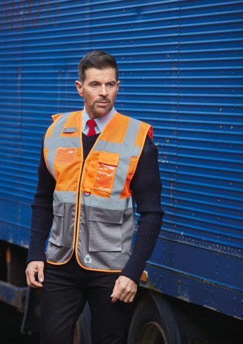 Gilet Fluo Mesh Executive Jaune Haute Visibilité EN ISO20471