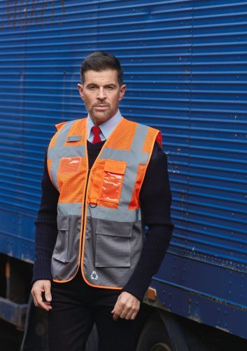 Gilet Fluo Mesh Executive Jaune Haute Visibilité EN ISO20471