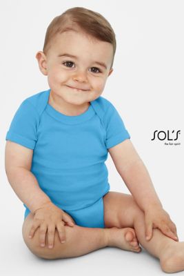 Body neonato cotone 200g Petit Bateau man. americana