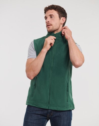 Gilet uomo, smanicato, zip intera, tasche laterali zip
