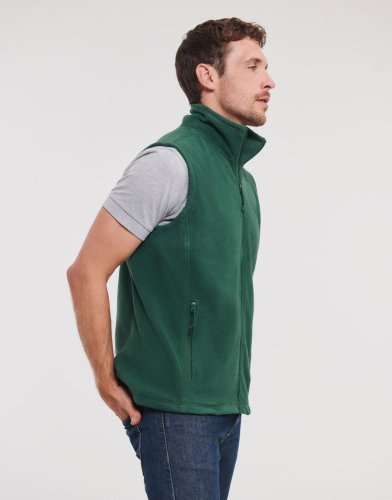 Gilet uomo, smanicato, zip intera, tasche laterali zip