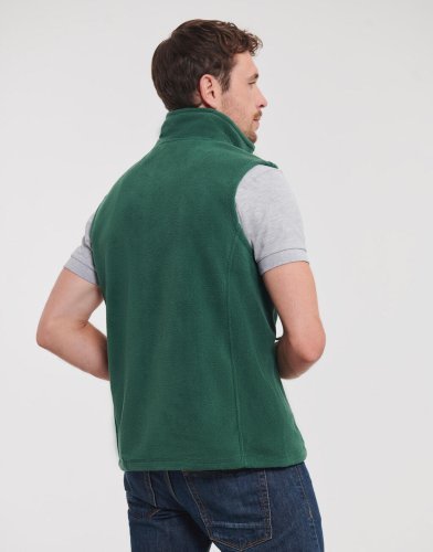 Gilet uomo, smanicato, zip intera, tasche laterali zip