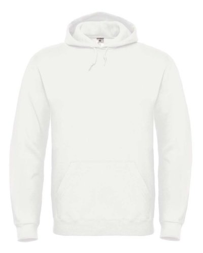 Felpa uomo con cappuccio White