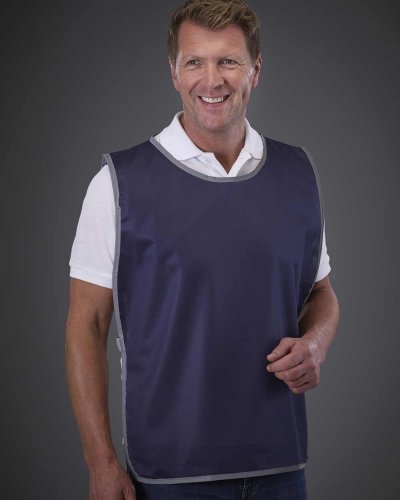 Gilet Fluo con bordo catarifrangente Navy