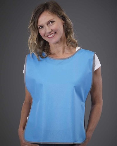 Gilet Fluo con bordo catarifrangente Sky Blue
