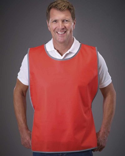 Gilet Fluo con bordo catarifrangente Red