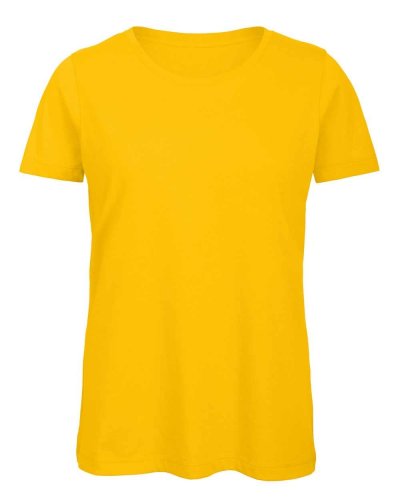 T-Shirt donna in cotone organico Gold