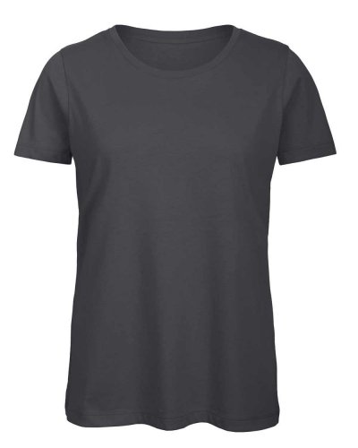T-Shirt donna in cotone organico Dark Grey