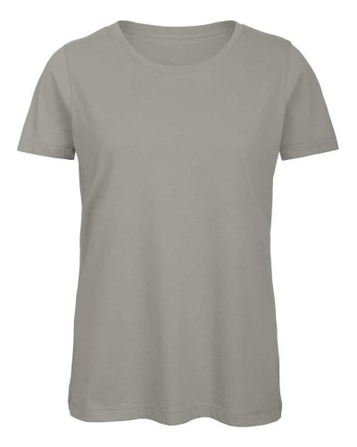 T-Shirt donna in cotone organico Light Grey