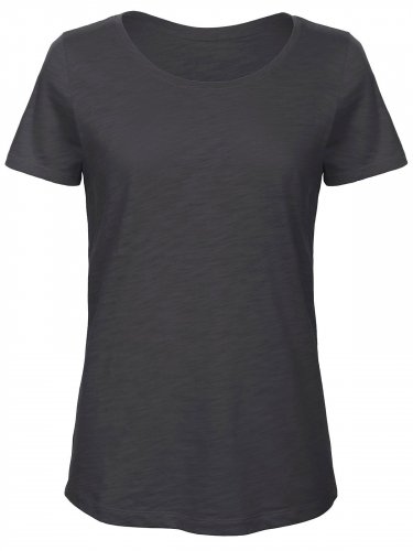 T-Shirt donna in cotone organico scollo a v
