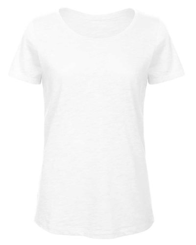 T-Shirt donna in cotone organico scollo a v
