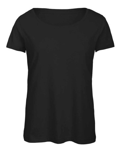 T-shirt donna Triblend Black