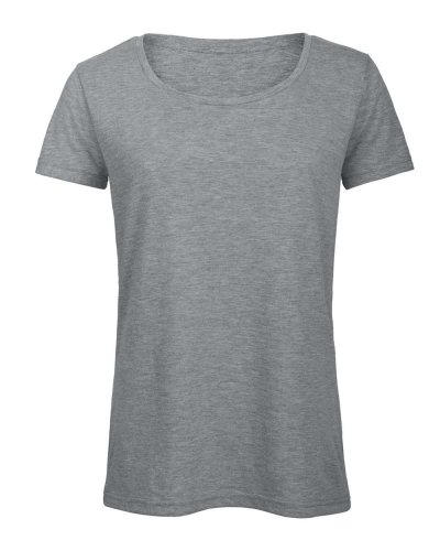 T-shirt donna Triblend Heather Light Grey