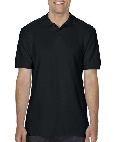 Polo Double Pique Softstyle Black