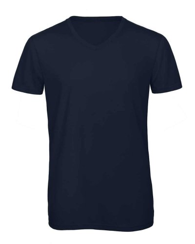 T-shirt V-neck Triblend Uomo Navy
