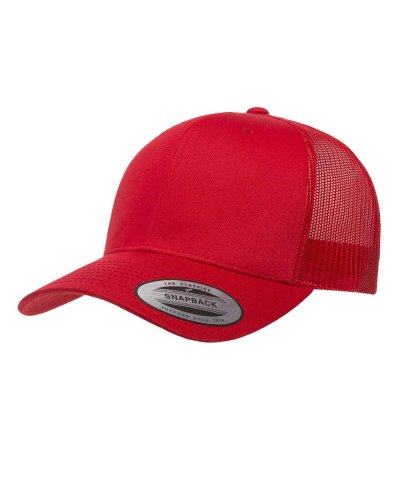 Cappellino Retro Trucker Red